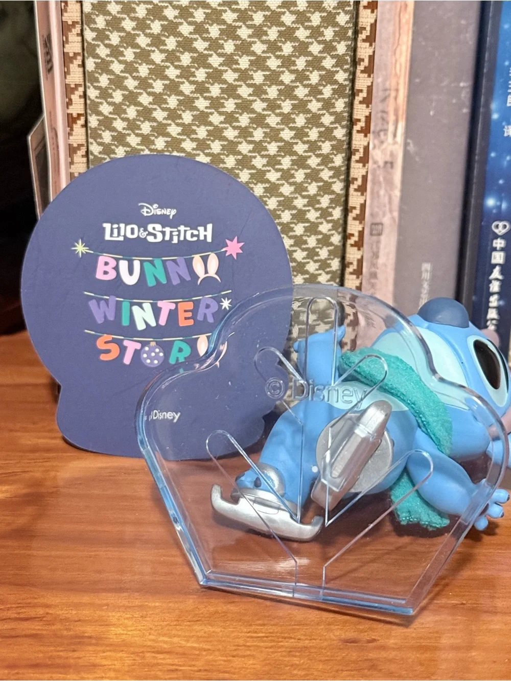 MINISO Lilo & Stitch Bunny Winter Story Ice Skating Stitch Figure